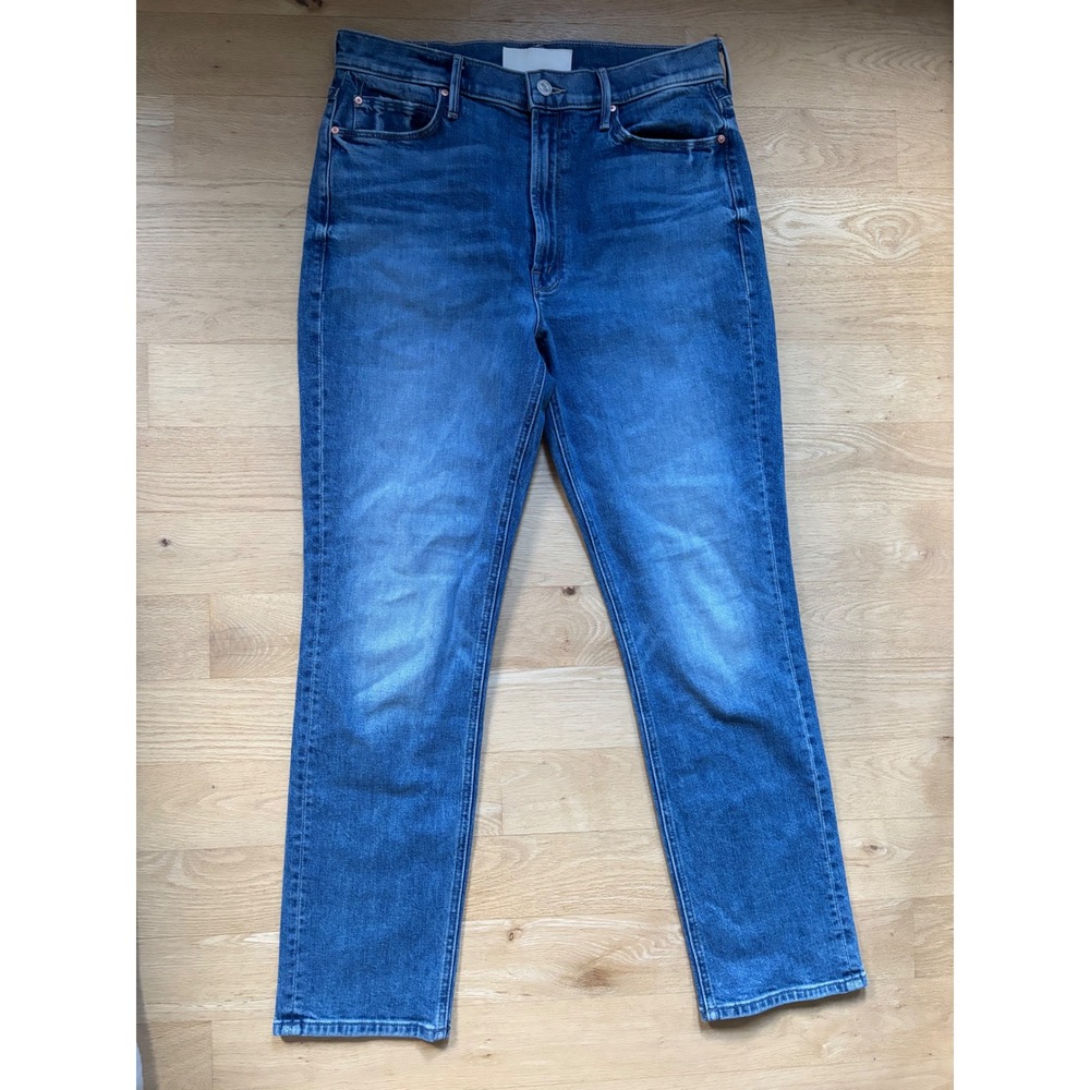 Mother Superior The Dazzler Flood Jeans Trucks Are For Girls‎ Blue 30 11396-259